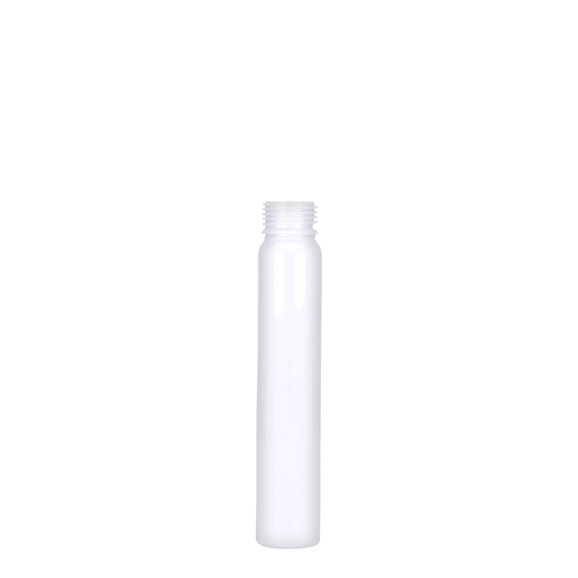 Éprouvette en PET 25 ml, plastique, blanc, bouchage: Bougage à vis