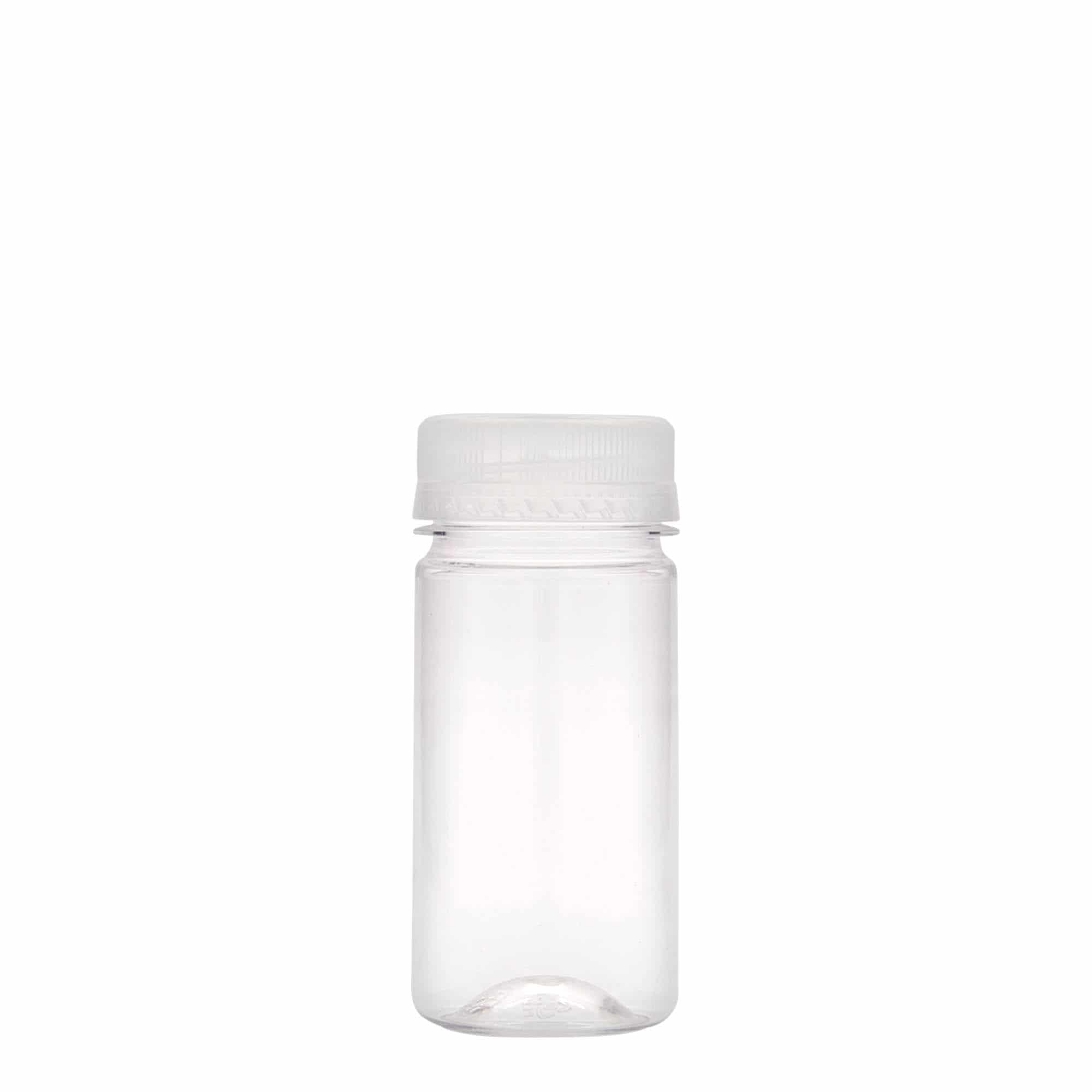 Bouteille en PET 100 ml 'Everytime', plastique, bouchage: 38 mm