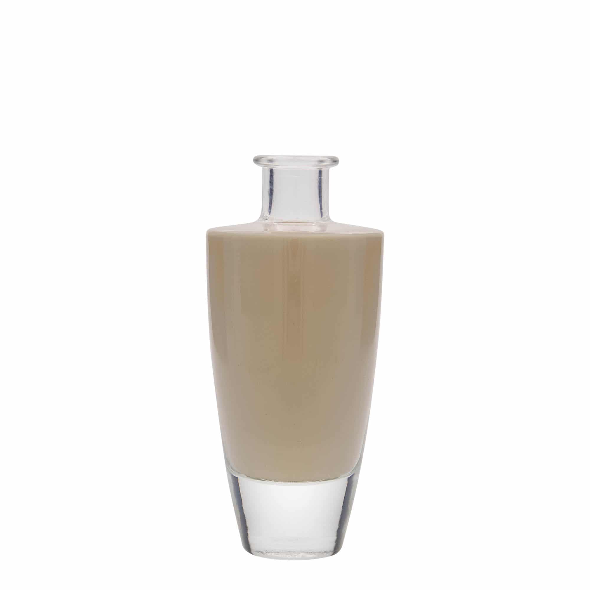 Bouteille en verre 200 ml 'Vanessa', ovale, bouchage: bouchon