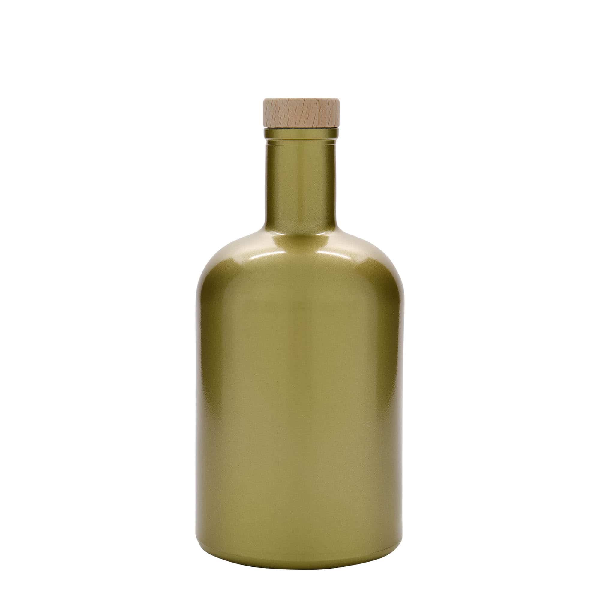 Bouteille en verre 700 ml 'Gerardino', dorée, bouchage: bouchon