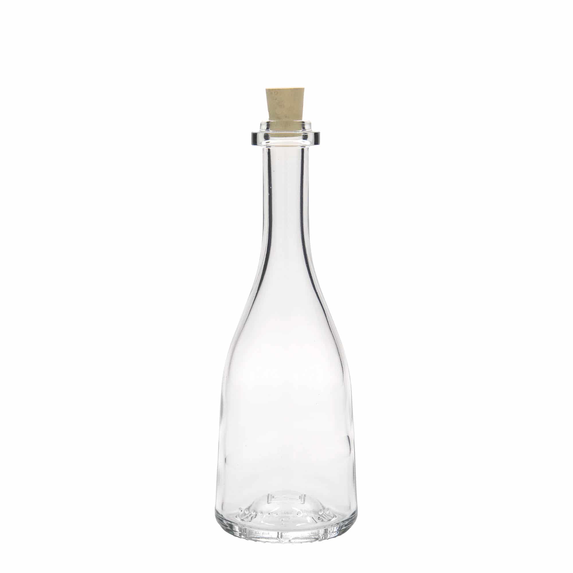 Glazen fles 'Rustica', 200 ml, monding: kurk