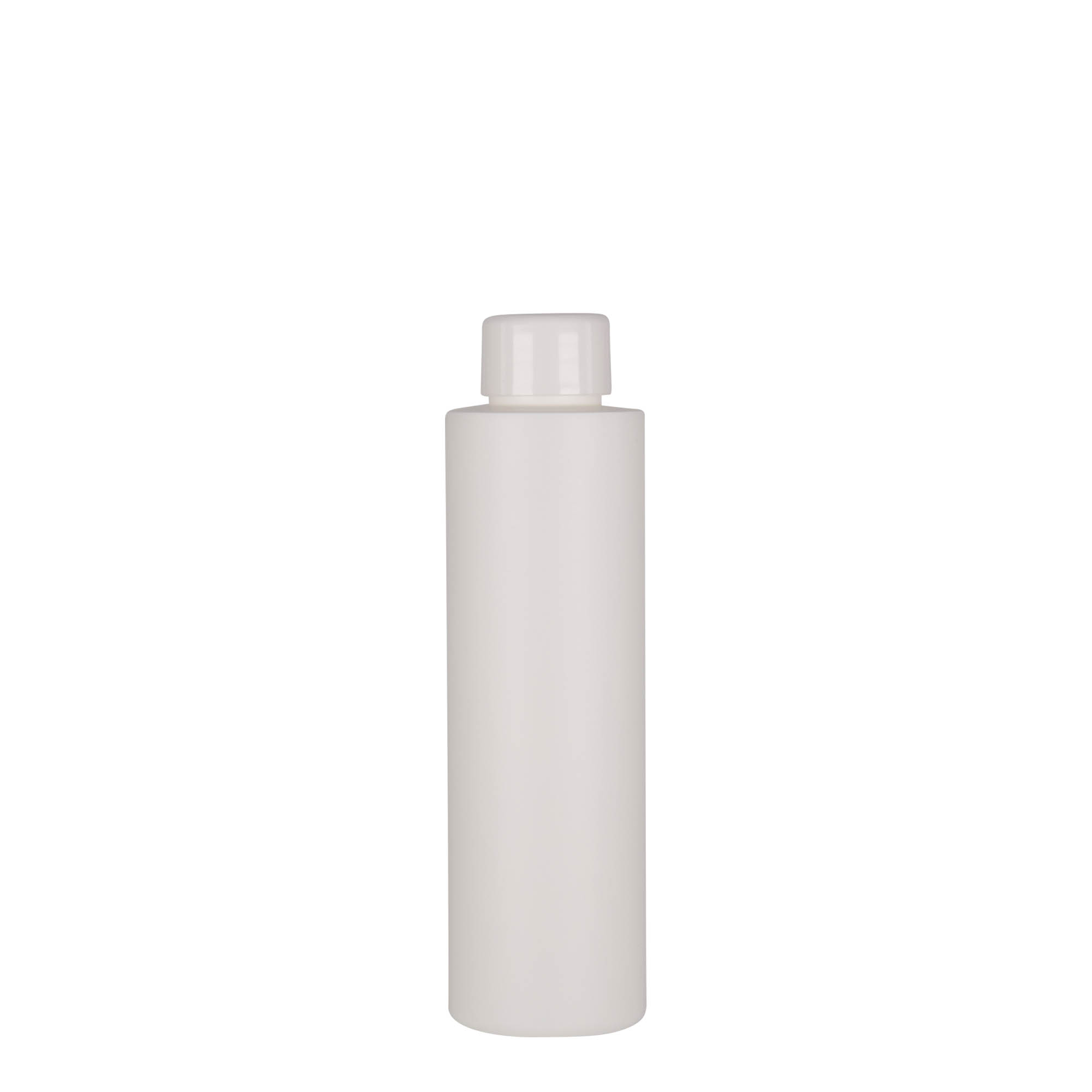 Bouteille en plastique 150 ml 'Pipe', PEHD, blanche, bouchage: GPI 24/410