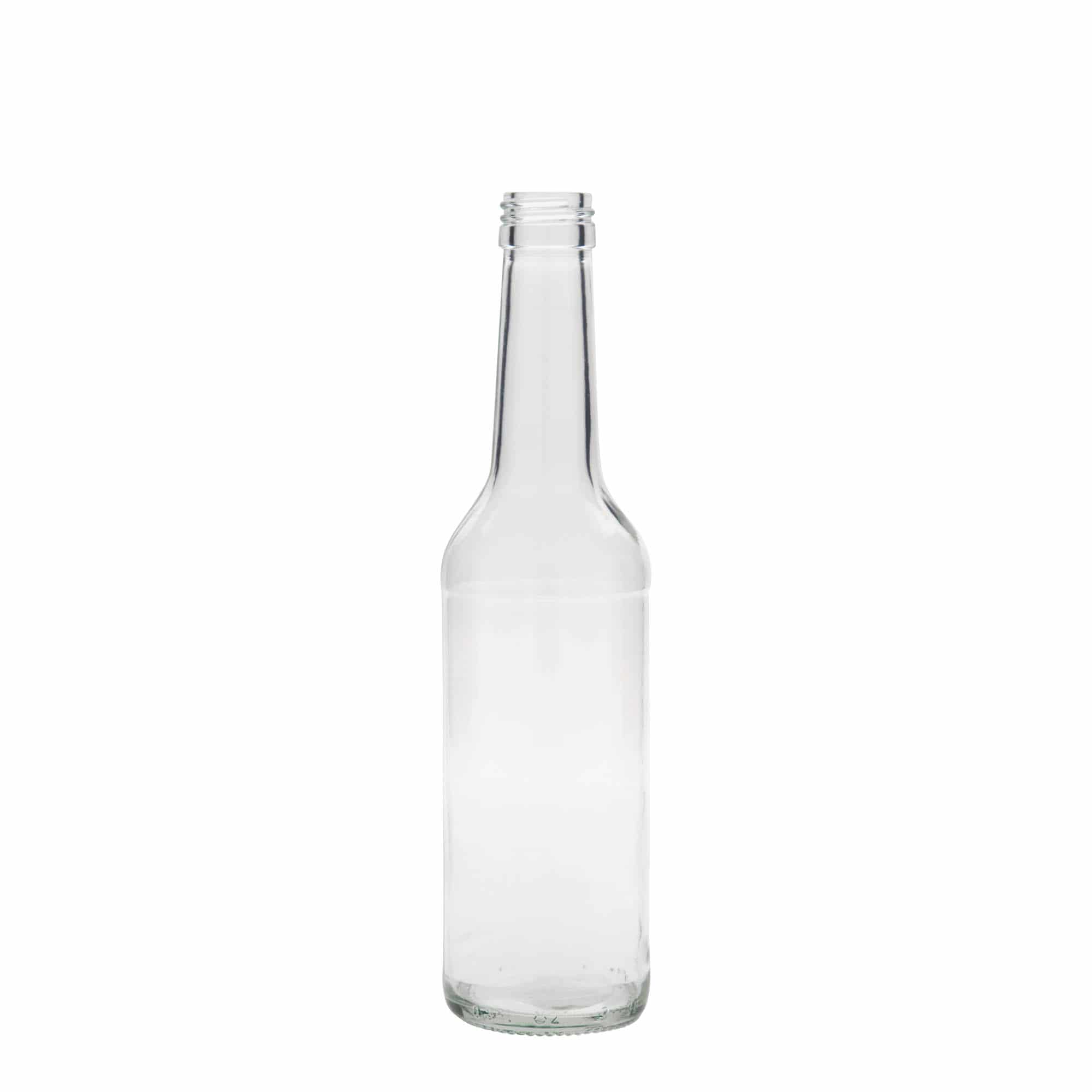 Bouteille en verre col droit 350 ml, bouchage: PP 28