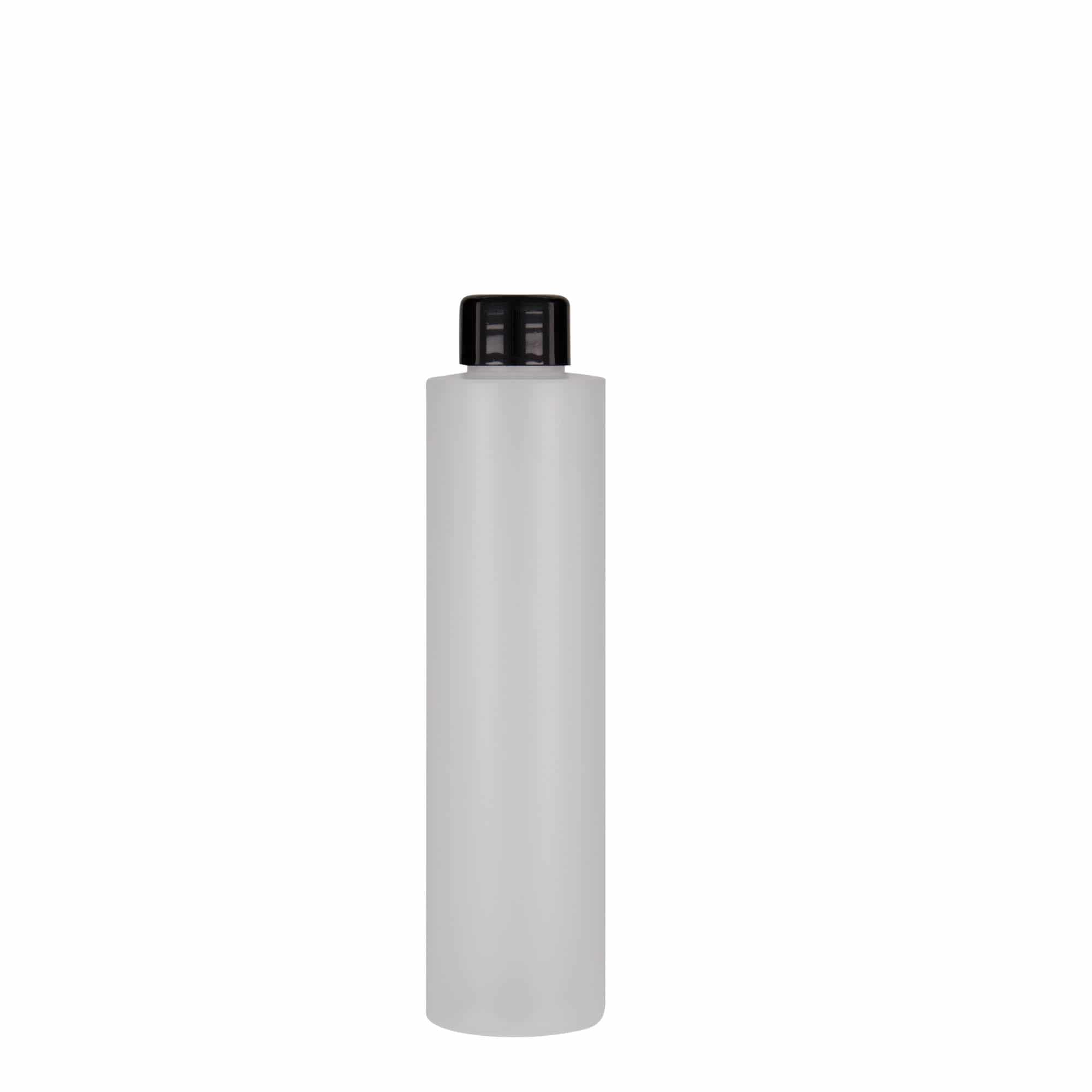 Bouteille en plastique 200 ml 'Pipe', PEHD, nature, bouchage: GPI 24/410