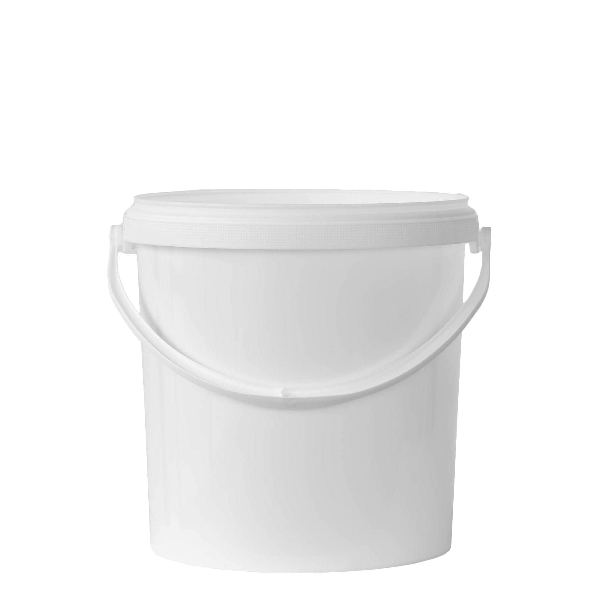 Seau 10 l, plastique PP, blanc