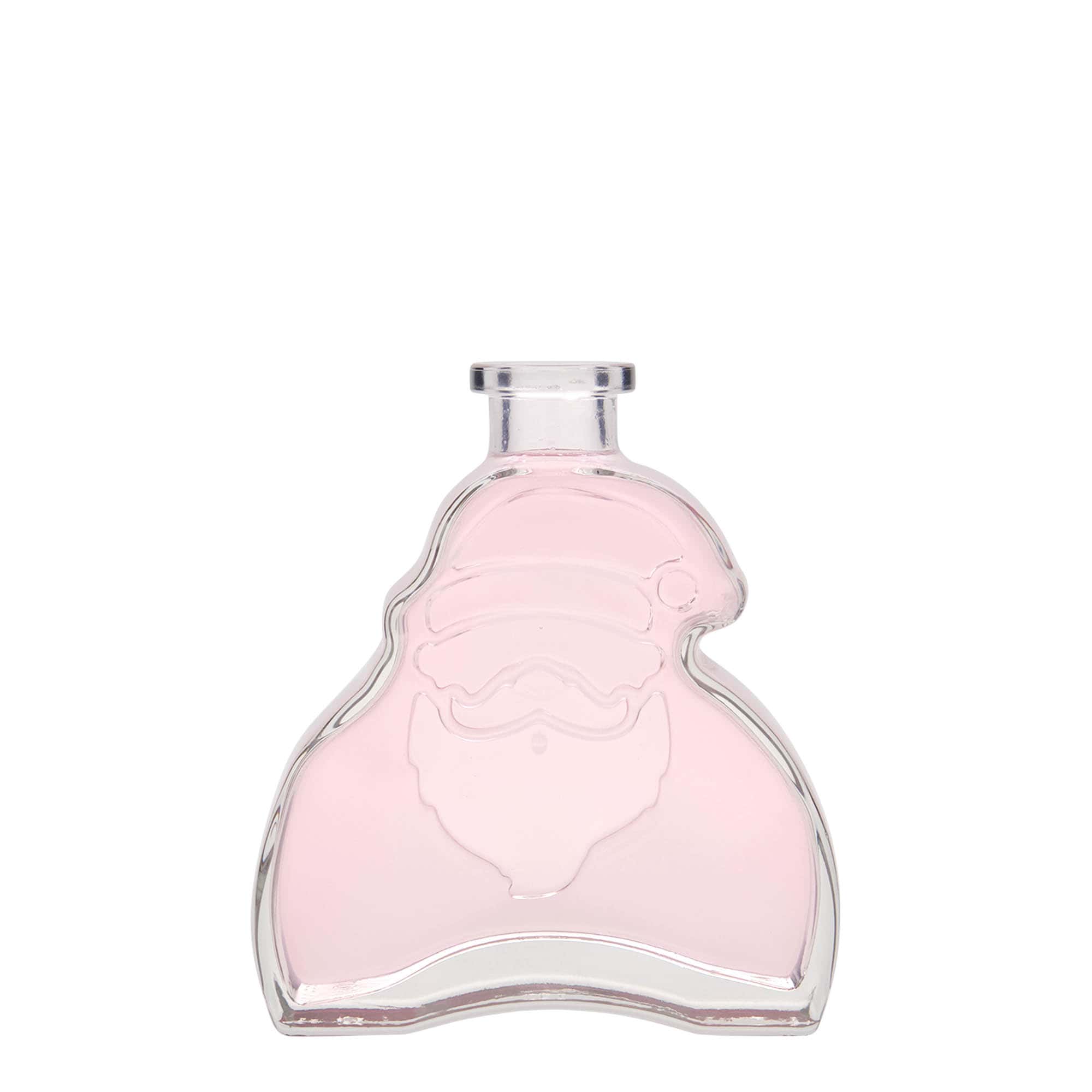 Bouteille en verre 200 ml 'Santa Claus', bouchage: bouchon