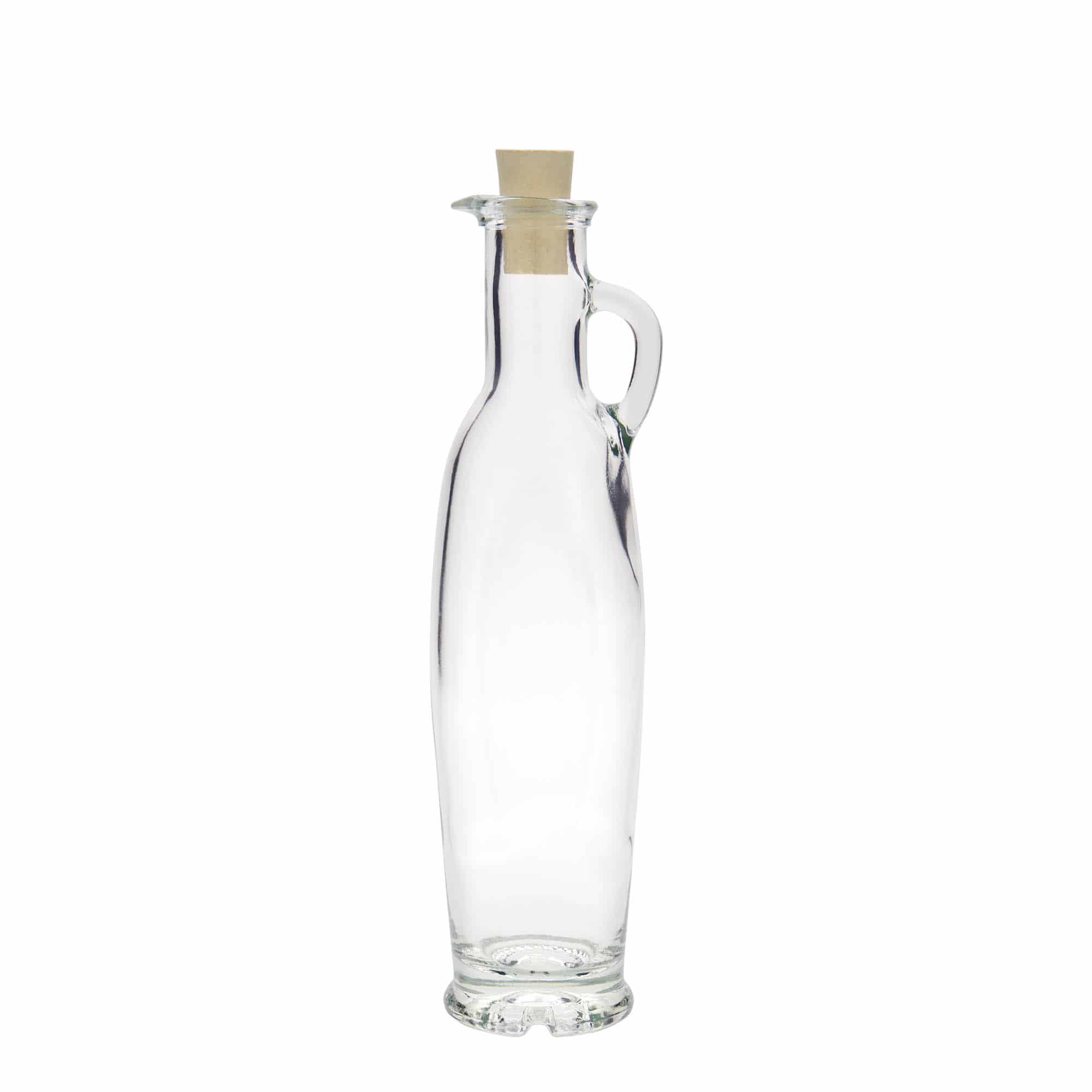 Glazen fles 'Simona', 250 ml, monding: kurk